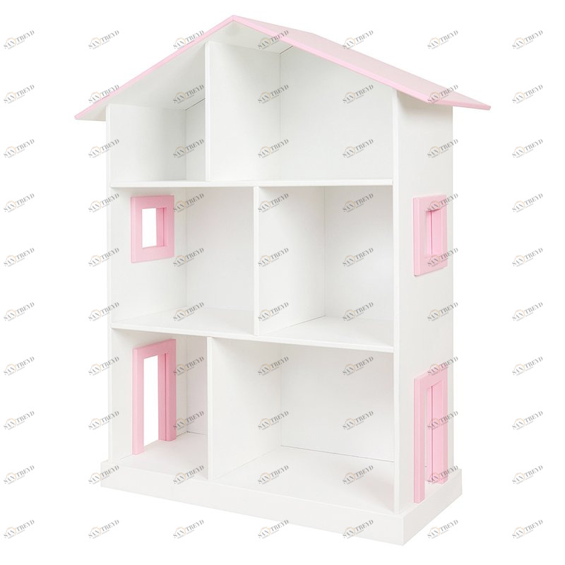 Кукольный дом Manchester (розовая крыша) VAMVIGVAM  281759 Белый;розовый Santreyd 