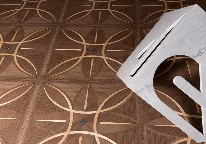 Palazzo Morelli Пол / стена из клена и матовой стали Heritage sun-id-1497159 - Вид №1