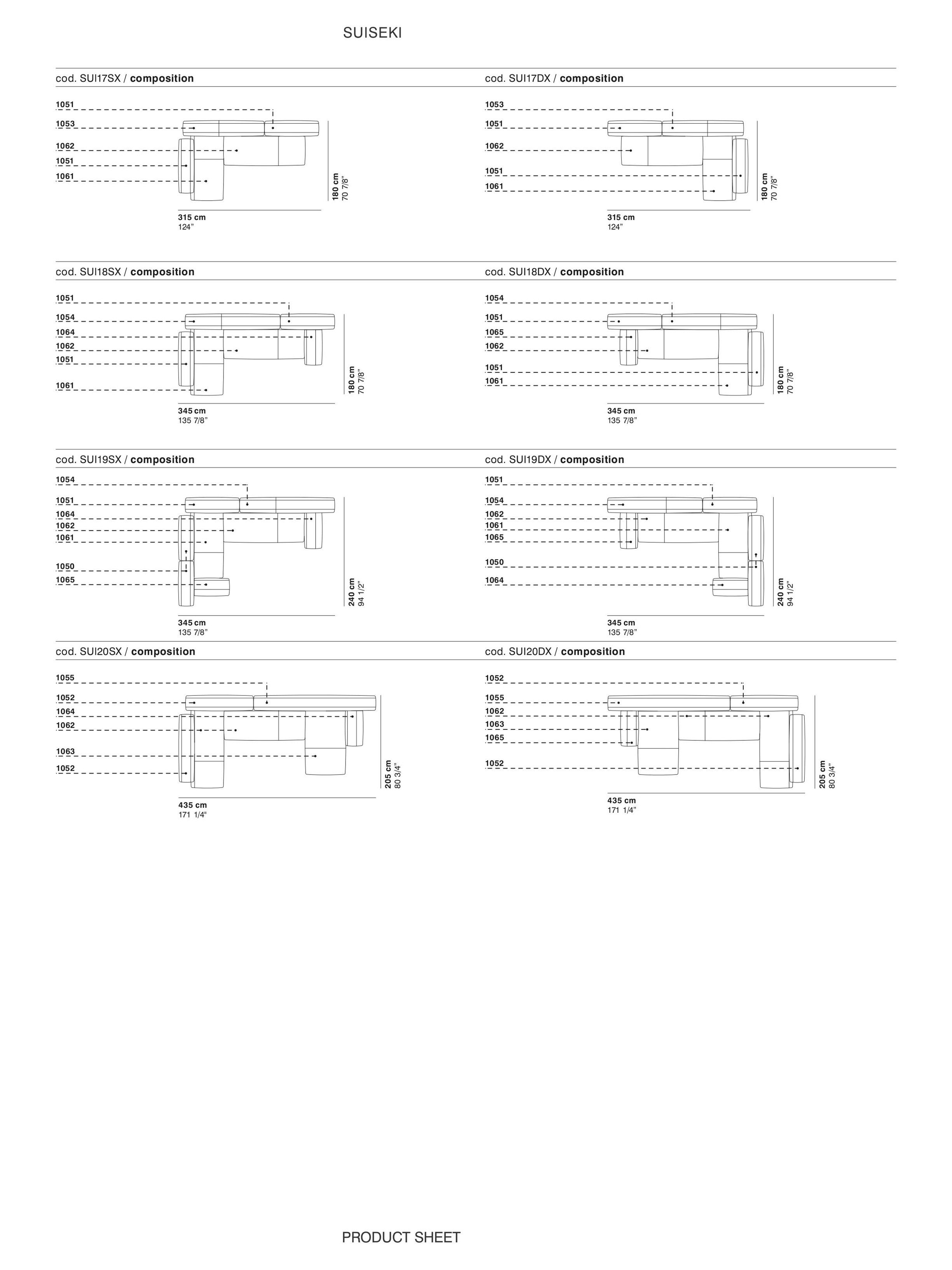 Модульный тканевый диван La Cividina Suiseki ARCH-00036892 - Вид №18