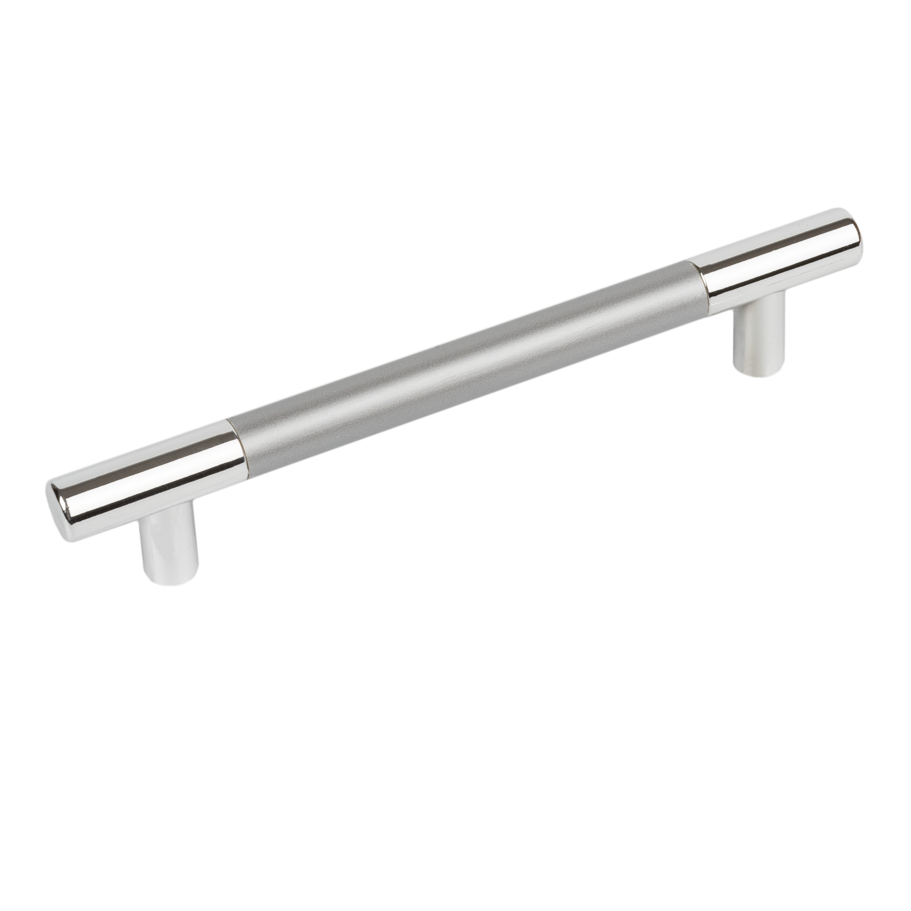 86728498 Ручка-скоба C-15 пластик 128 мм цвет металлик STLM-0070992 Santreyd 