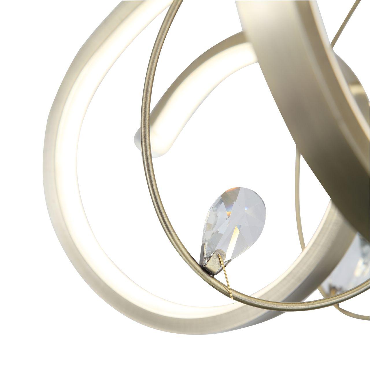 Потолочная светодиодная люстра ST Luce Mieleno SL399.302.05 ST LUCE MIELENO 279275 Бронза  - Вид №1