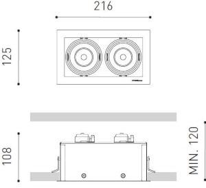 Arkoslight Регулируемый светодиодный светильник из алюминия Orbital sun-id-1408493 - Вид №8