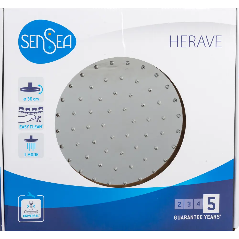 Лейка для душа Sensea Herave 30 см цвет хром Без серии STLM-2085241 - Вид №4