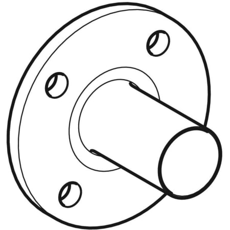 34212 Фланец Geberit Mapress из нержавеющей стали, PN 10/16, с гладким концом (газ) Geberit  - Вид №1