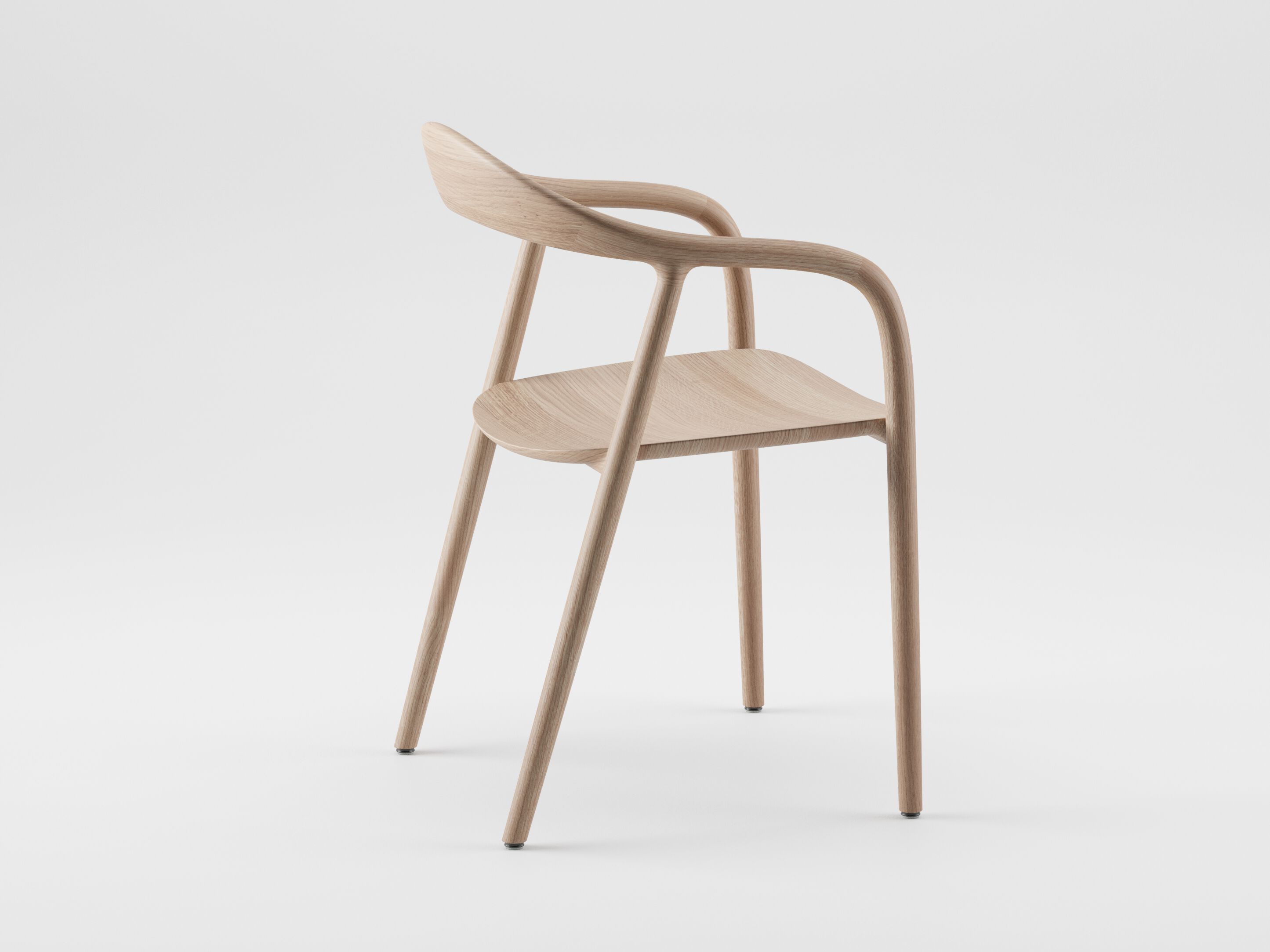 Стул из массива дерева с подлокотниками Artisan ARCH-00025823 - Вид №3