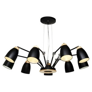 Подвесная люстра Loft IT Restor Loft4402/9Bl LOFT IT ДИЗАЙНЕРСКИЕ, RESTOR BLACK 137868 Черный