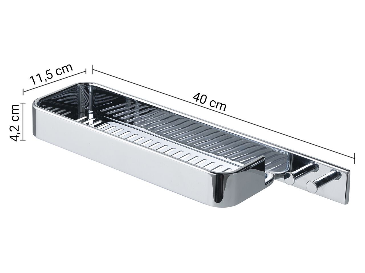 Настенная мыльница из нержавеющей стали для душа GEDY Il Giglio ARCH-00022973 - Вид №2