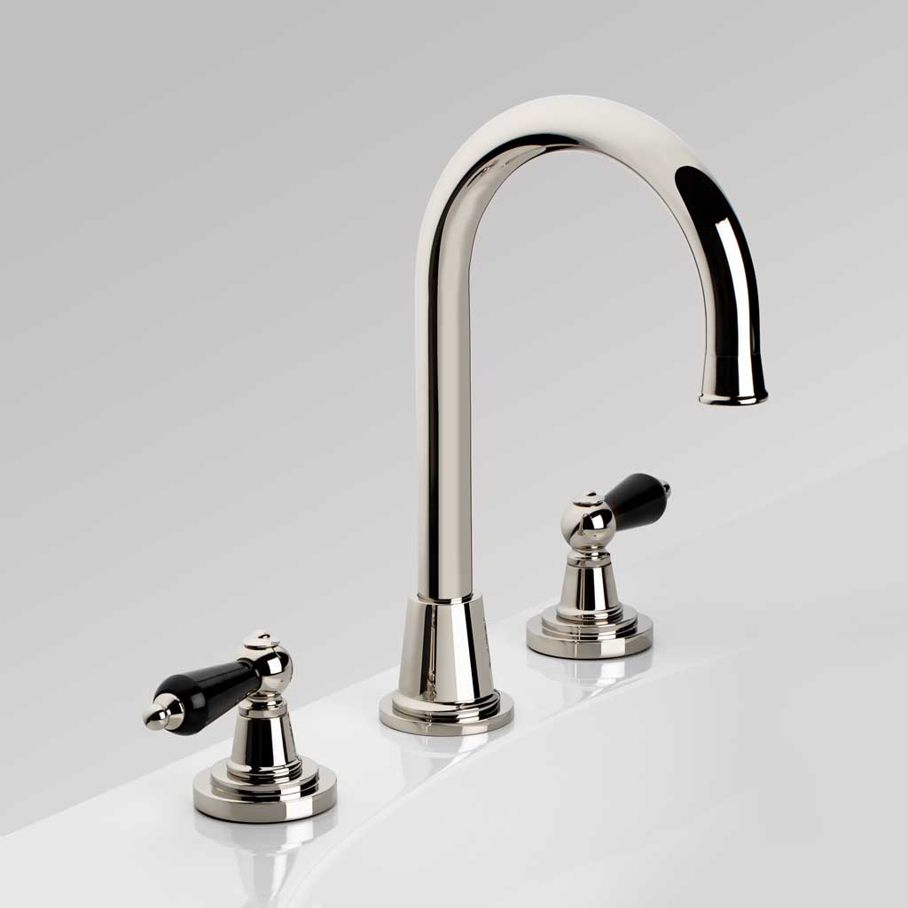 C19-1301 C19-1301 Смеситель для раковины на 3 отверстия ЗВЕЗДА С РЫЧАГАМИ TRA Cristal & Bronze STAR À MANETTES TRADITION  - Вид №2