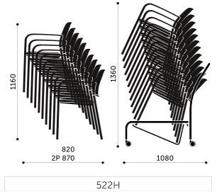 profim Стул для конференций из пластика с подлокотниками Zoo sun-id-1410872 - Вид №12