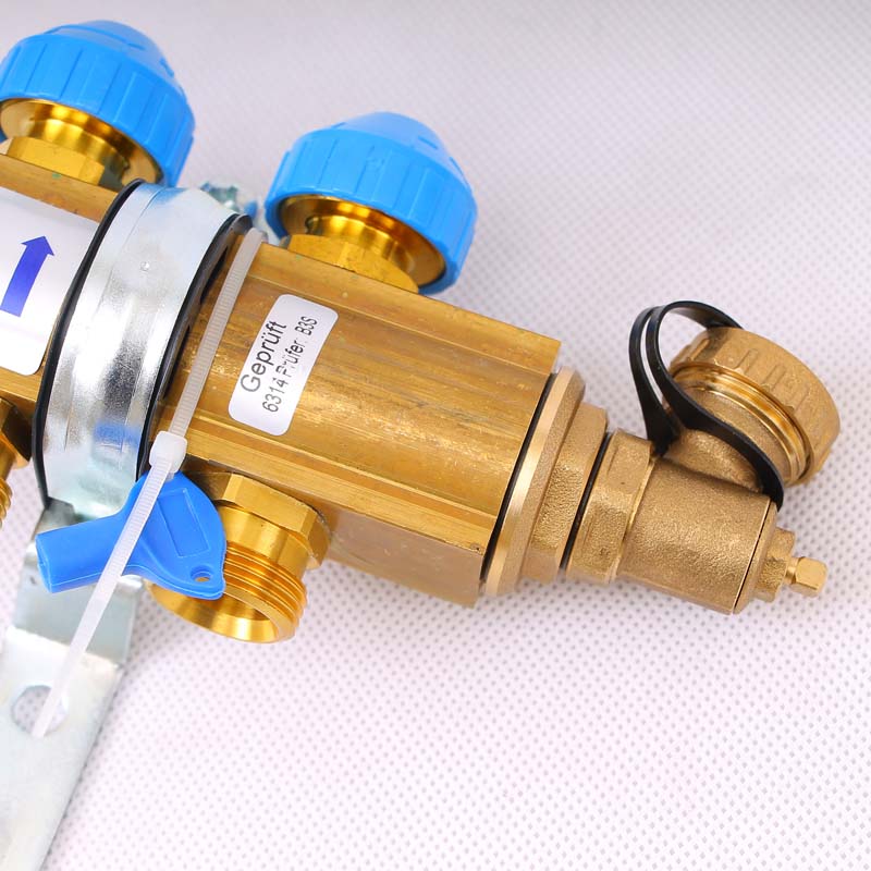 Коллекторная группа HKV с регулировочными и термостатическими вентилями WATTS Ind 1"x3/4"ЕК 2 выхода 10004172 - Вид №4