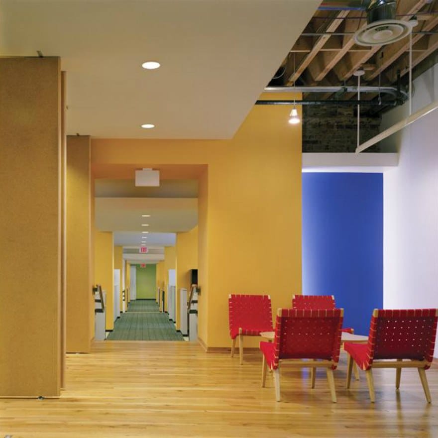 Деревянное кресло и хлопковые полосы Knoll Risom ARCH-00148988 - Вид №2