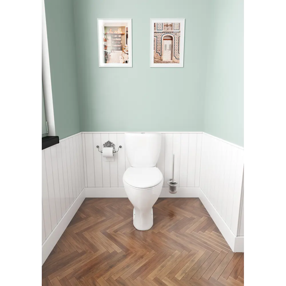 Унитаз-компакт Santeri Аккорд 1P4077S0000BF, двойной смыв STLM-2034811 - Вид №8