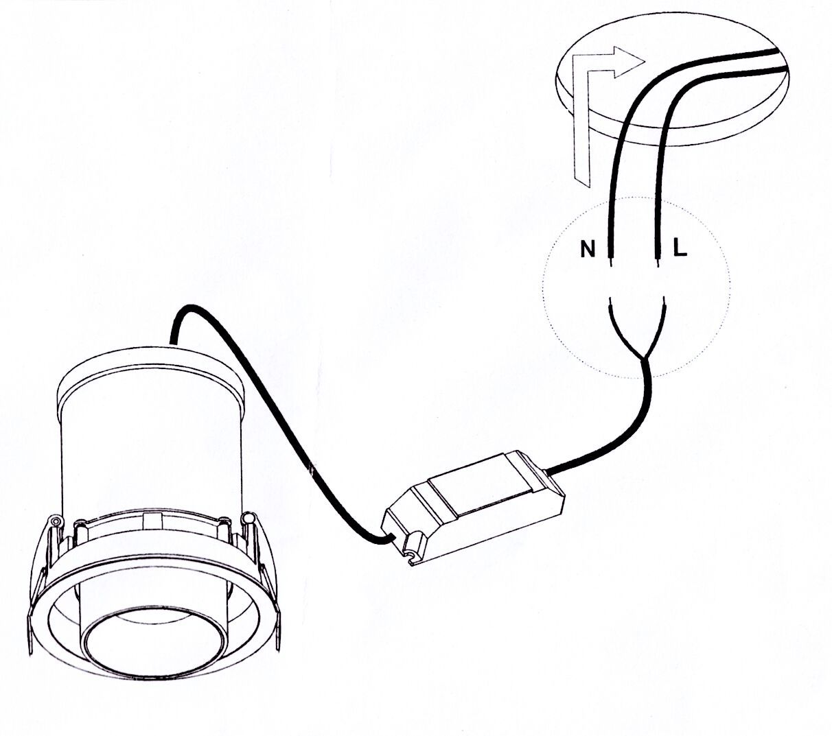 Алюминиевый утопленный регулируемый светодиодный прожектор 247LAB Twentyfour7 ARCH-00133067 - Вид №5