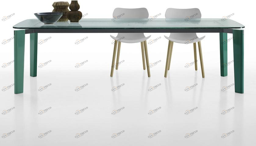 B&B Italia Прямоугольный стеклянный стол Oskar sun-id-1403869