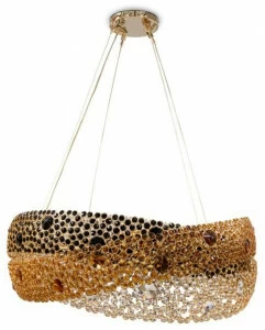 KOKET Подвесной светильник прямого и отраженного света из латуни