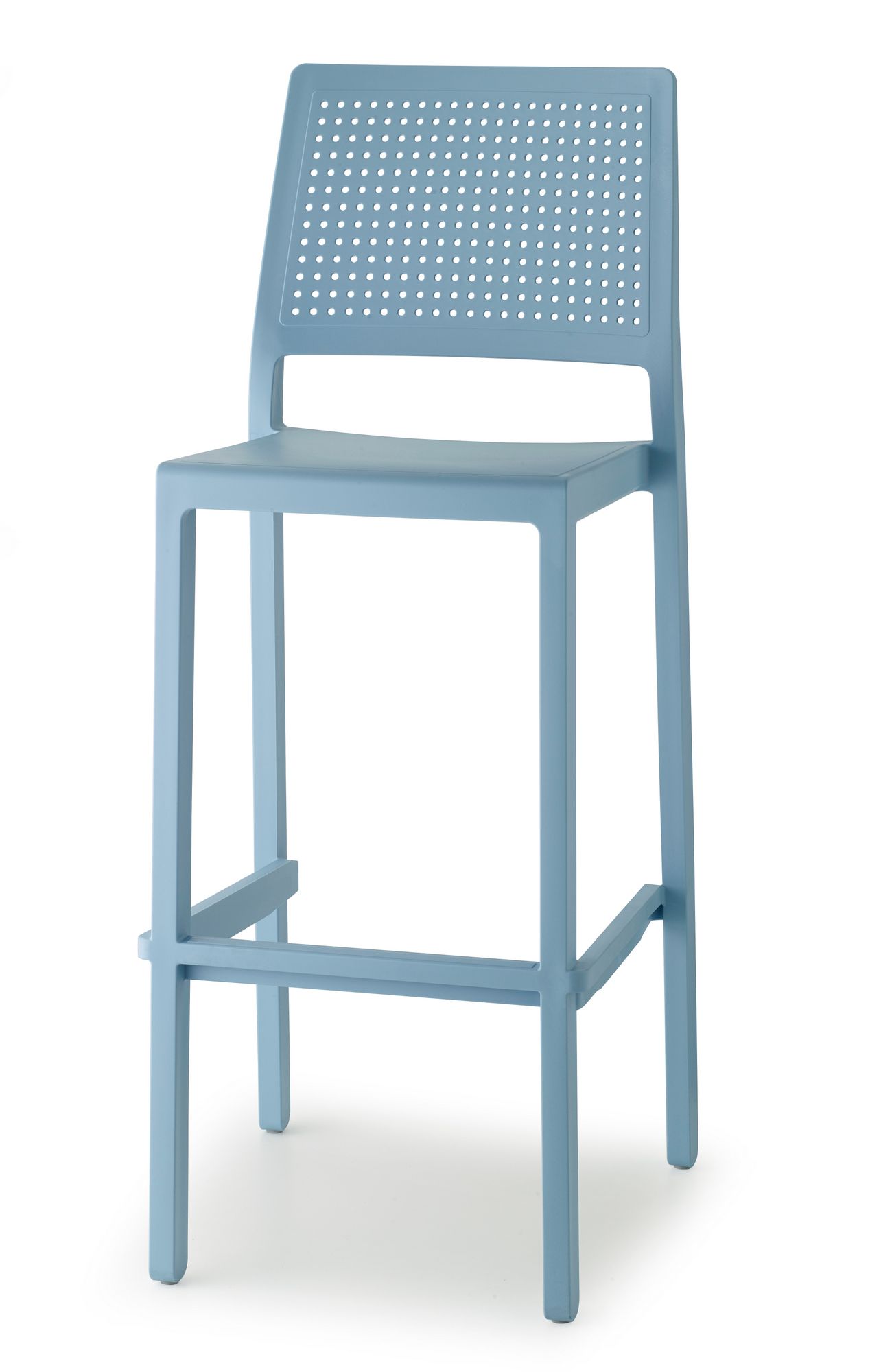 Стул из инженерного пластика с подставкой для ног S-CAB Emi ARCH-00113400 - Вид №9