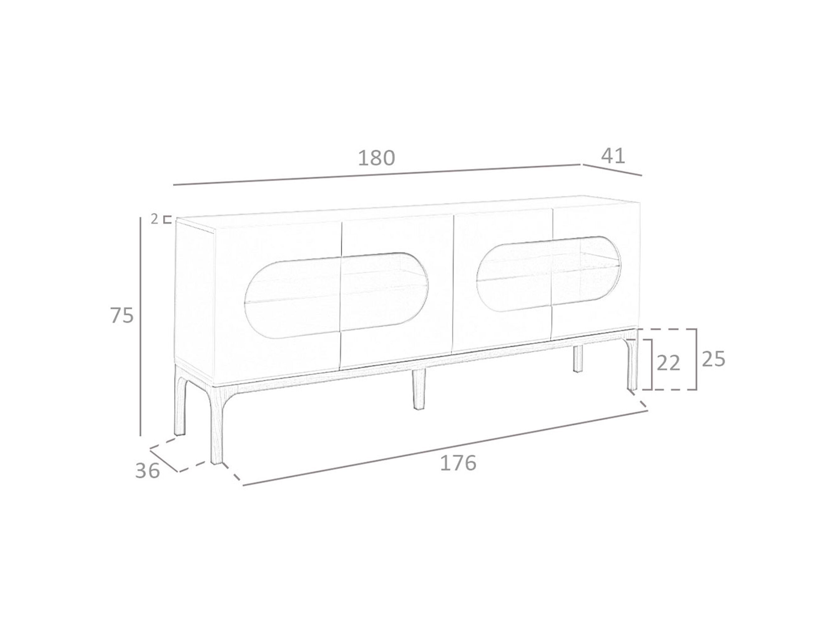 Шкаф из МДФ с распашными дверями Angel Cerda Loft Tendencia ARCH-00022696 - Вид №8