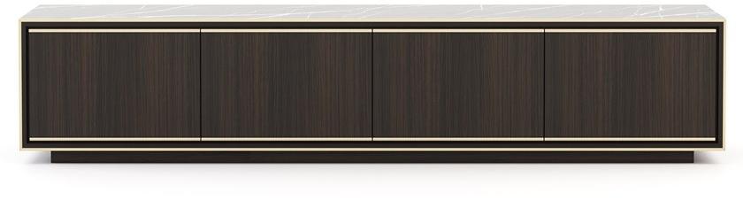 Laskasas Комод из дерева и мрамора с распашными дверцами sun-id-1391670 - Вид №2