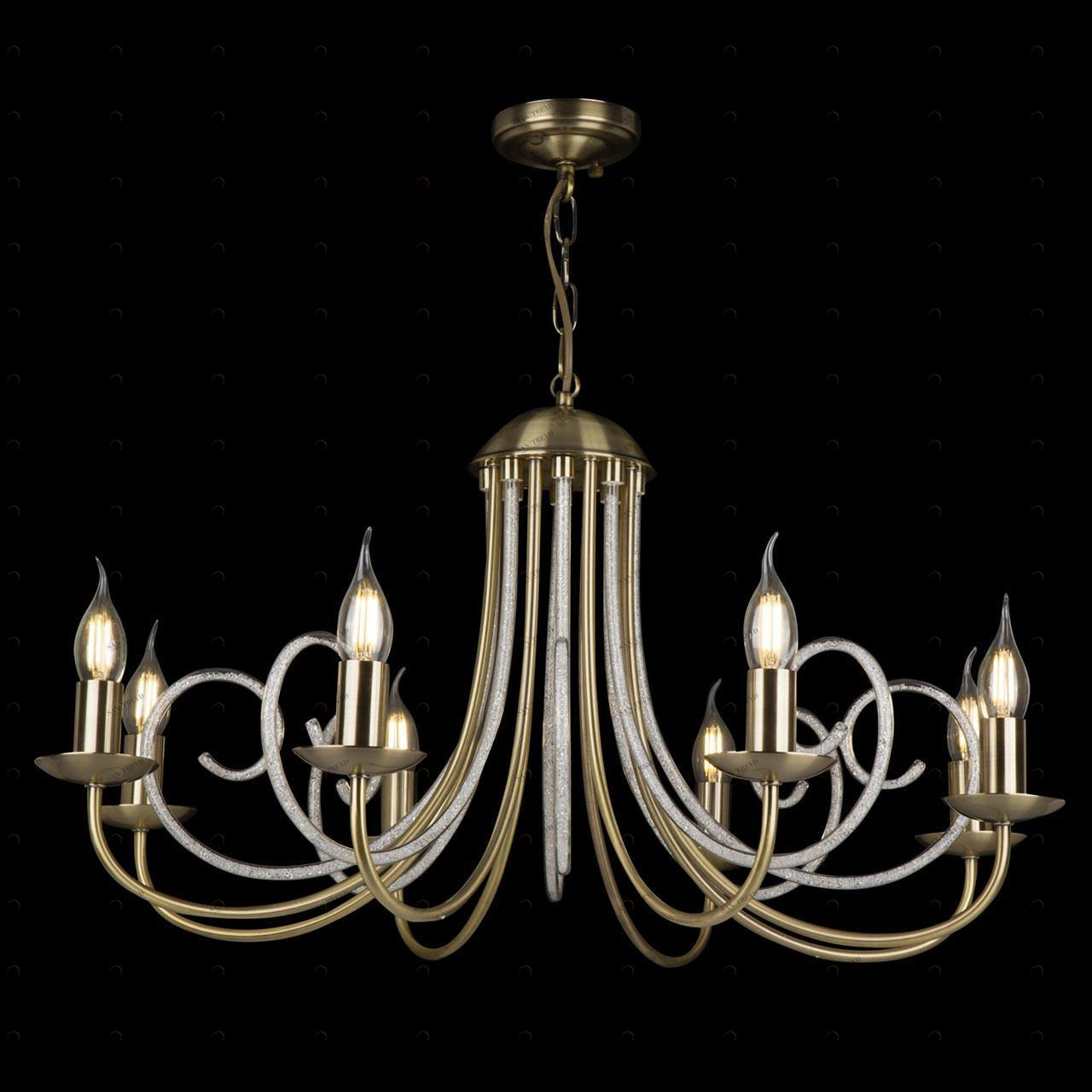 Подвесная люстра Freya Nicole FR2008PL-08BZ FREYA ДИЗАЙНЕРСКИЕ, NICOLE 279382 Бронза 