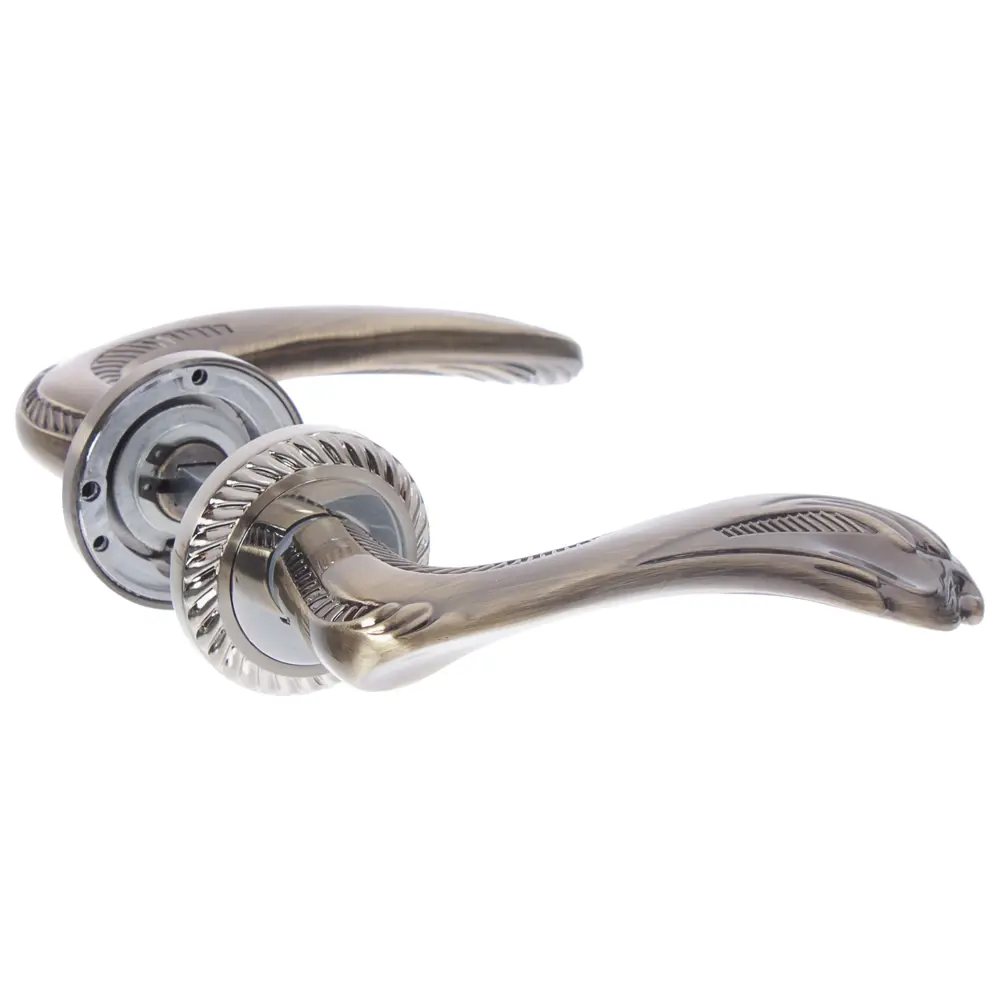 Ручка дверная на розетке Palladium D 307, цвет античная бронза 18809781 STLM-2026590  - Вид №1