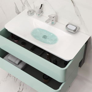 M30FHX1002GG База под раковину подвесная 100 см ящики мятный глянцевая шт AM.PM Sensation