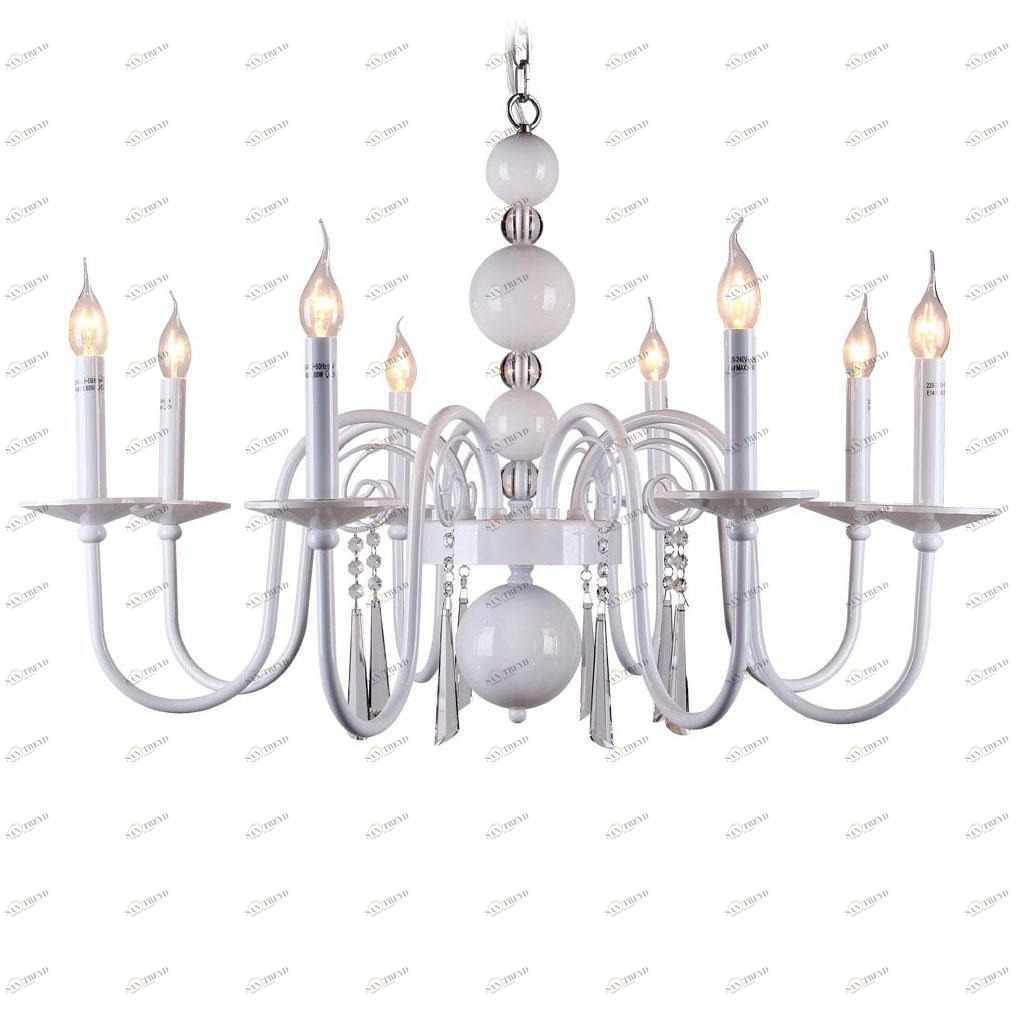 Люстра дизайнерская Such 32208/C NEWPORT ДИЗАЙНЕРСКИЕ, СВЕЧИ 137517 Белый 