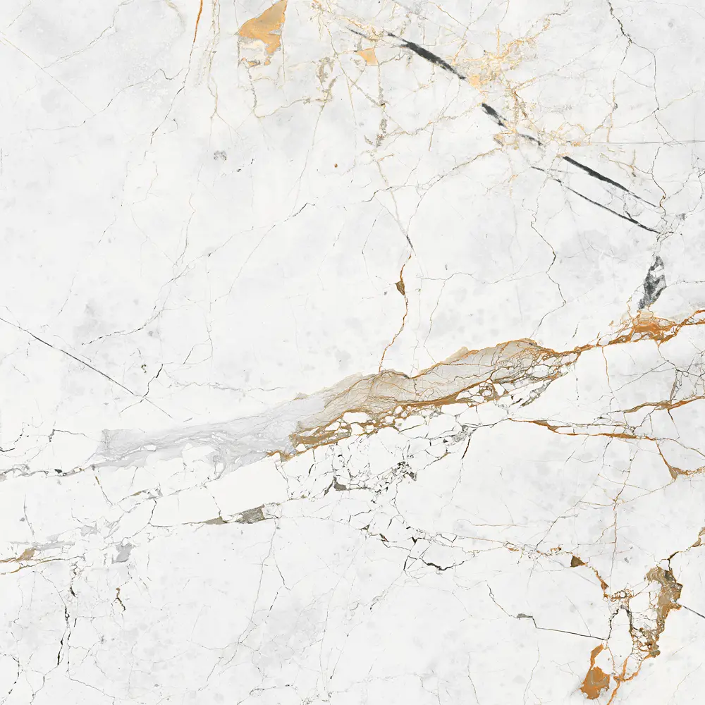 Керамогранит Duna Magnum White Carving 60x60 матовый карвинг цвет серый 1.44 м² Santreyd STLM-2200012 - Вид №1