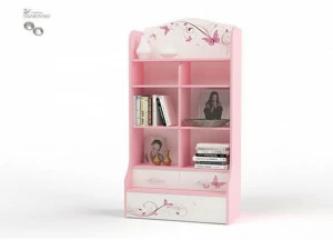 Стеллаж широкий ABC-KING Фея розовая