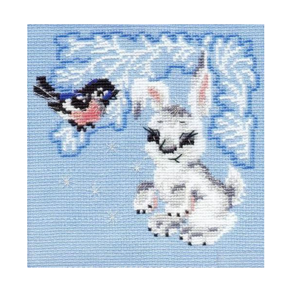 0798 Набор для вышивания Зайчонок 15 х 15 см RIOLIS Сотвори Сама 