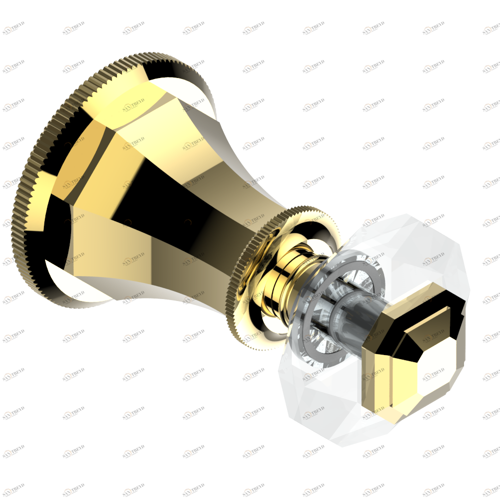 A59-30B Маховик для встраиваемого в стену вентиля Thg-paris Tradition cristal Золото A59 30B CAT.F