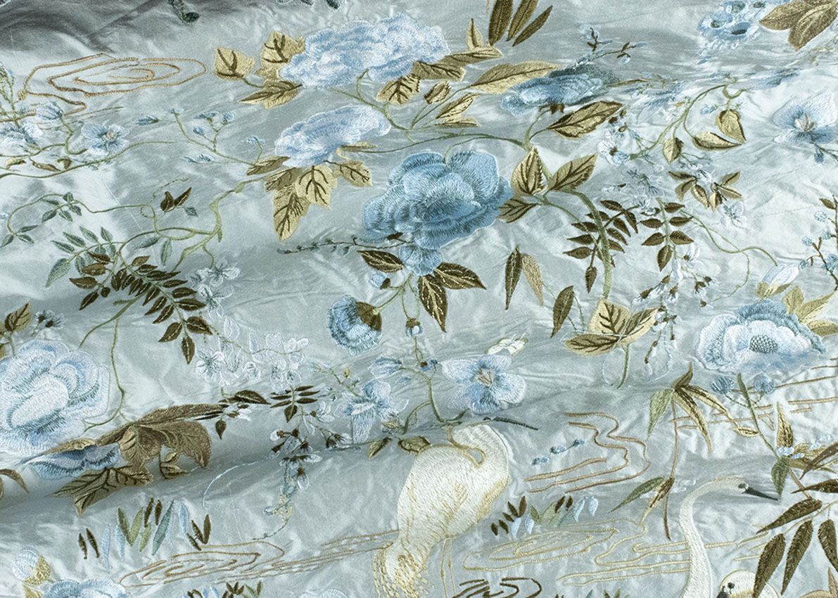 Обивочная ткань с цветочным рисунком Jannelli&Volpi СП GRANDE CORNICHE FABRICS ARCH-00148006 - Вид №4