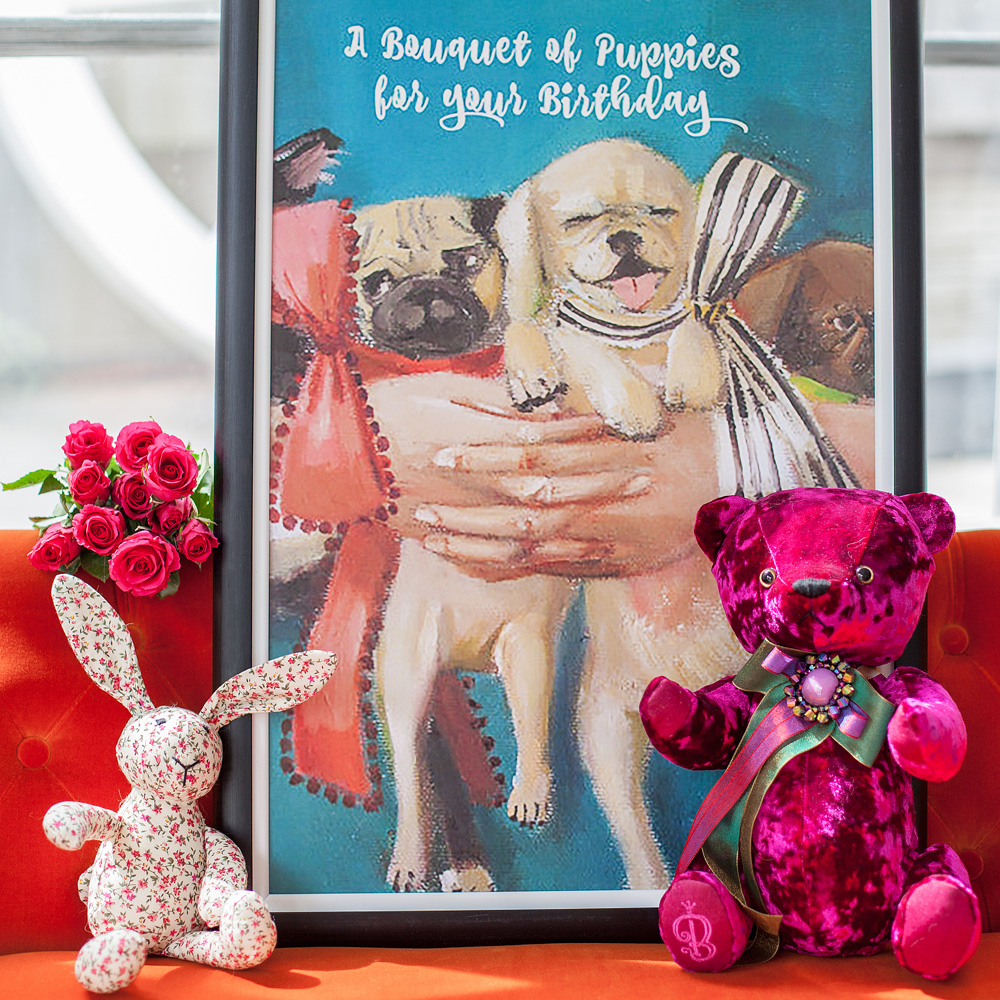 828199904_1818 Арт-постер "Букет на день рождения" Object Desire  - Вид №2