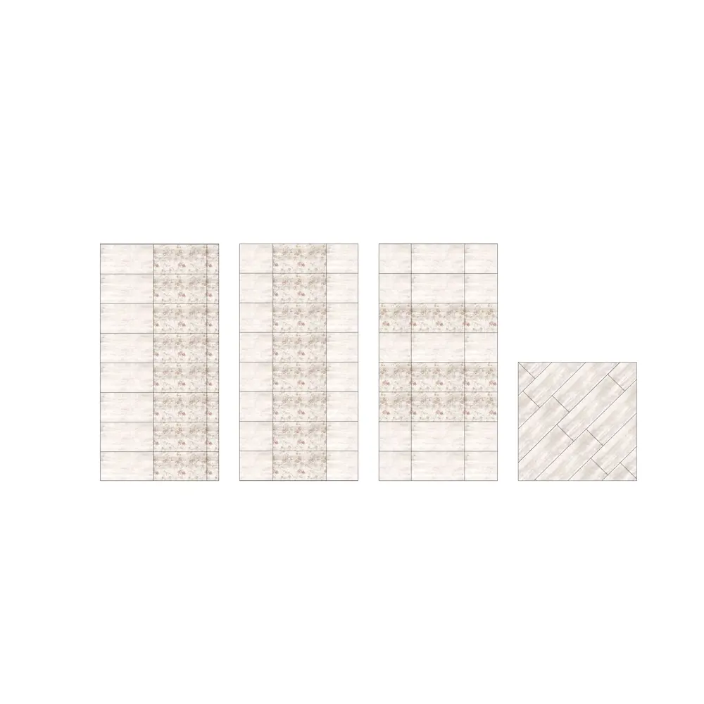 Плитка настенная «Прованс» 25х45 см 1.46 м2 цвет белый LB CERAMICS STLM-2048443 - Вид №6