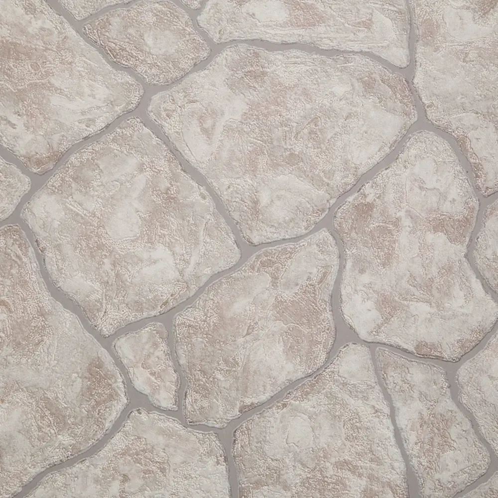 Обои флизелиновые Palitra Life Stone land серые 0.53 м N1001-14 18679921 STLM-2174354