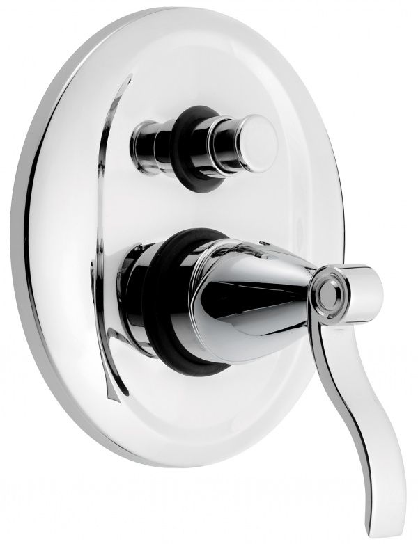 39019BR Смеситель Abel внутристенный, с переключателем на 2 выхода. цвет бронза EMMEVI