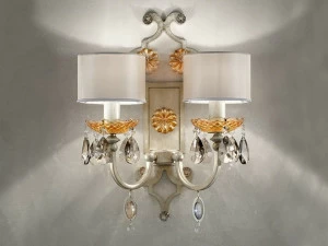 Masiero Настенный светильник из металла с кристаллами Rosemery