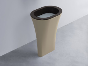 AMLA65-LV+AMPILO-BR+AMCOLO-AV Раковина Amedeo Ovale отдельностоящая cielo Enjoy + Amedeo