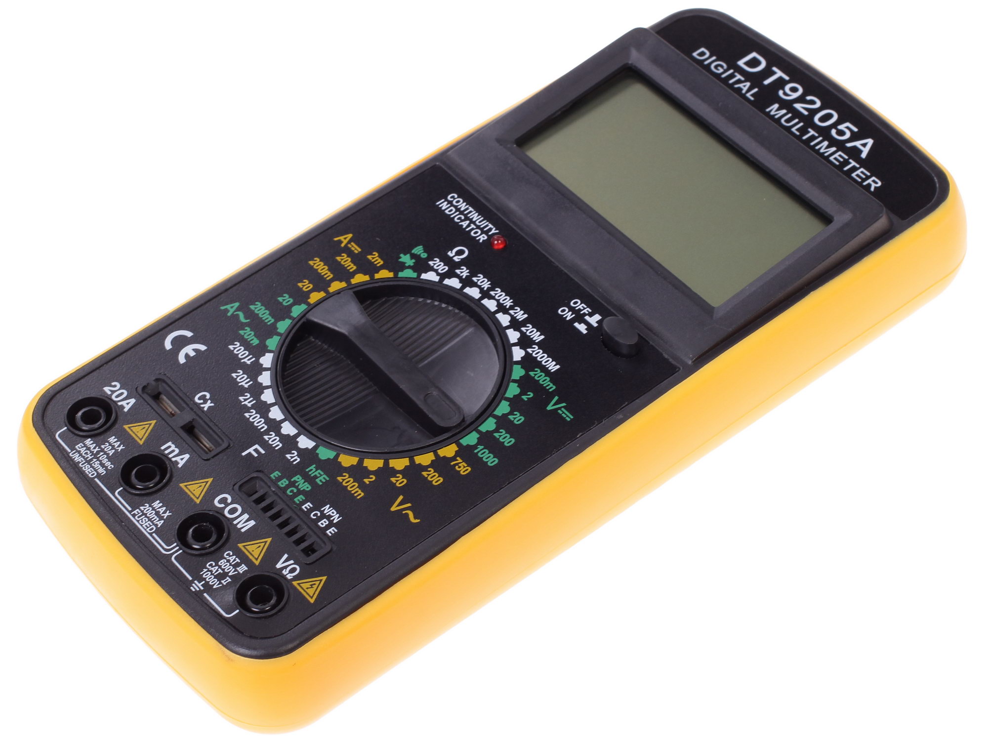 Мультиметр TEK DT 9205A 1118127 STDN-0150726 - Вид №2