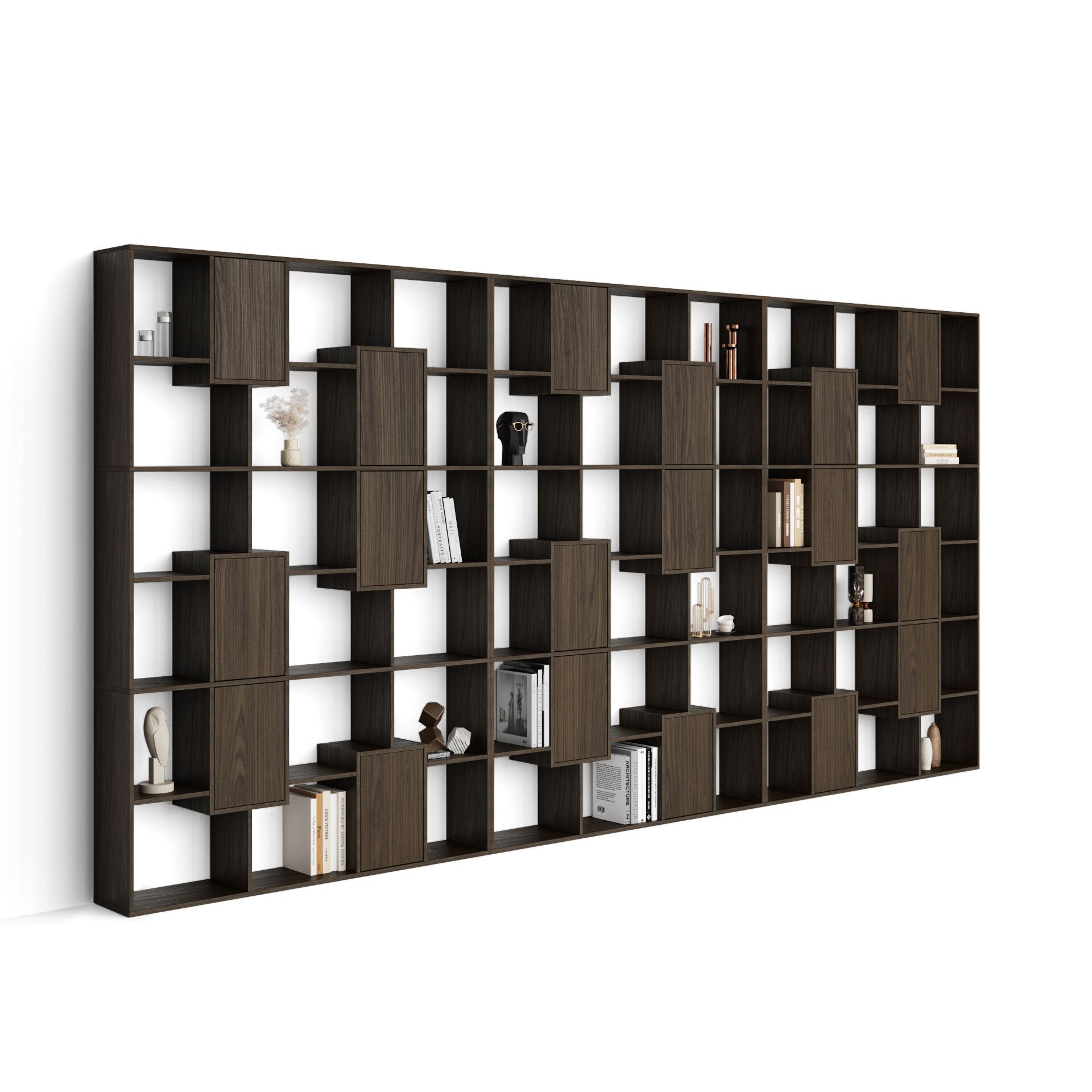 Настенный книжный шкаф из меламиновой ткани Mobili Fiver IACOPO ARCH-00104548 - Вид №21