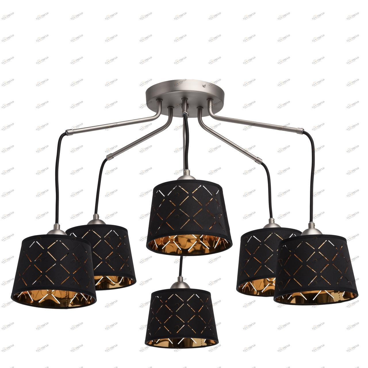 Подвесная люстра MW-Light Лацио 8 103012206 MW-LIGHT ЛАЦИО 187059 Черный