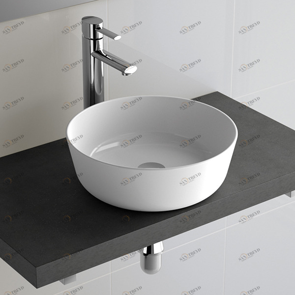 21855 Накладная раковина на столешницу  овальная SALGAR 