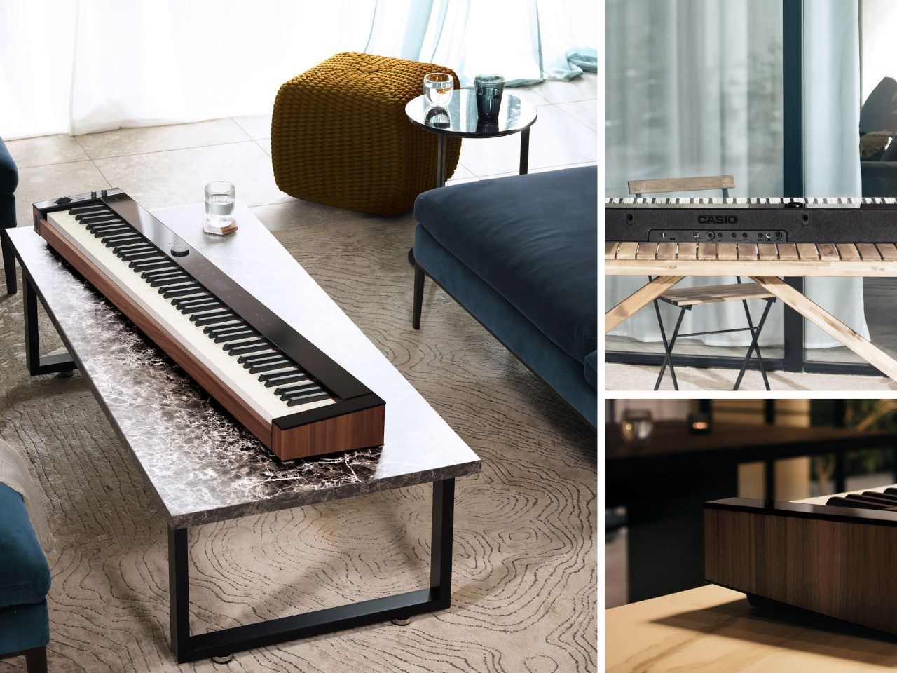 Черное и ореховое цифровое пианино CASIO MUSIC Privia ARCH-00071134 - Вид №1