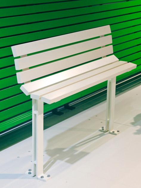 Nola Industrier Скамья из стали со спинкой Kajen sun-id-1372651 - Вид №3