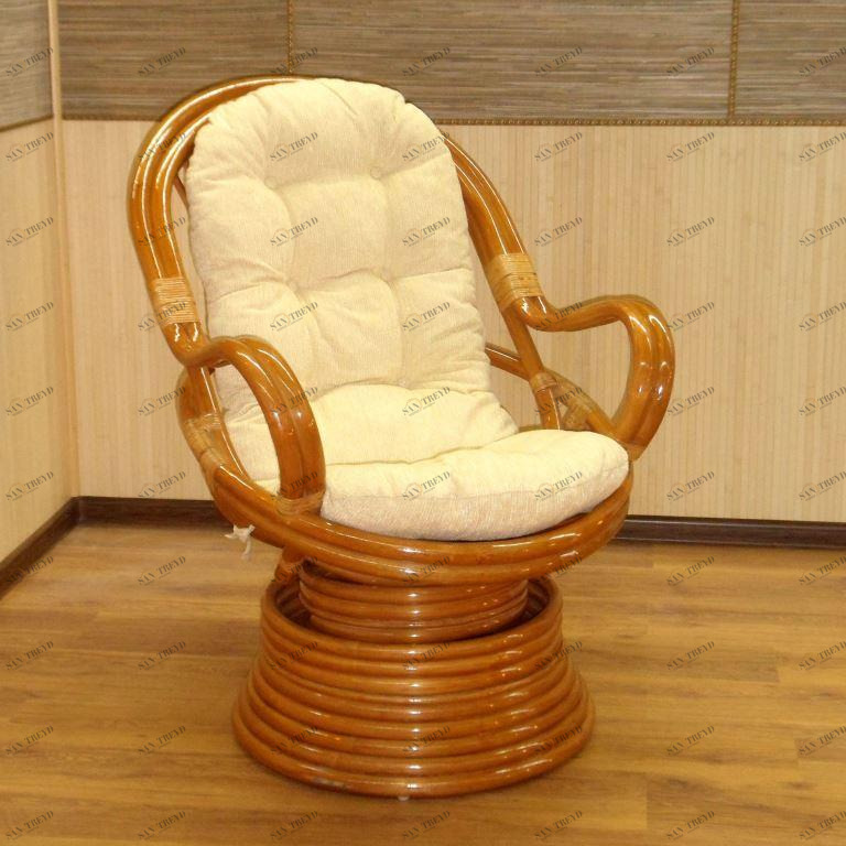 Кресло механическое бежевое Ellena ЭКО ДИЗАЙН CLASSIC RATTAN 129525 Бежевый 