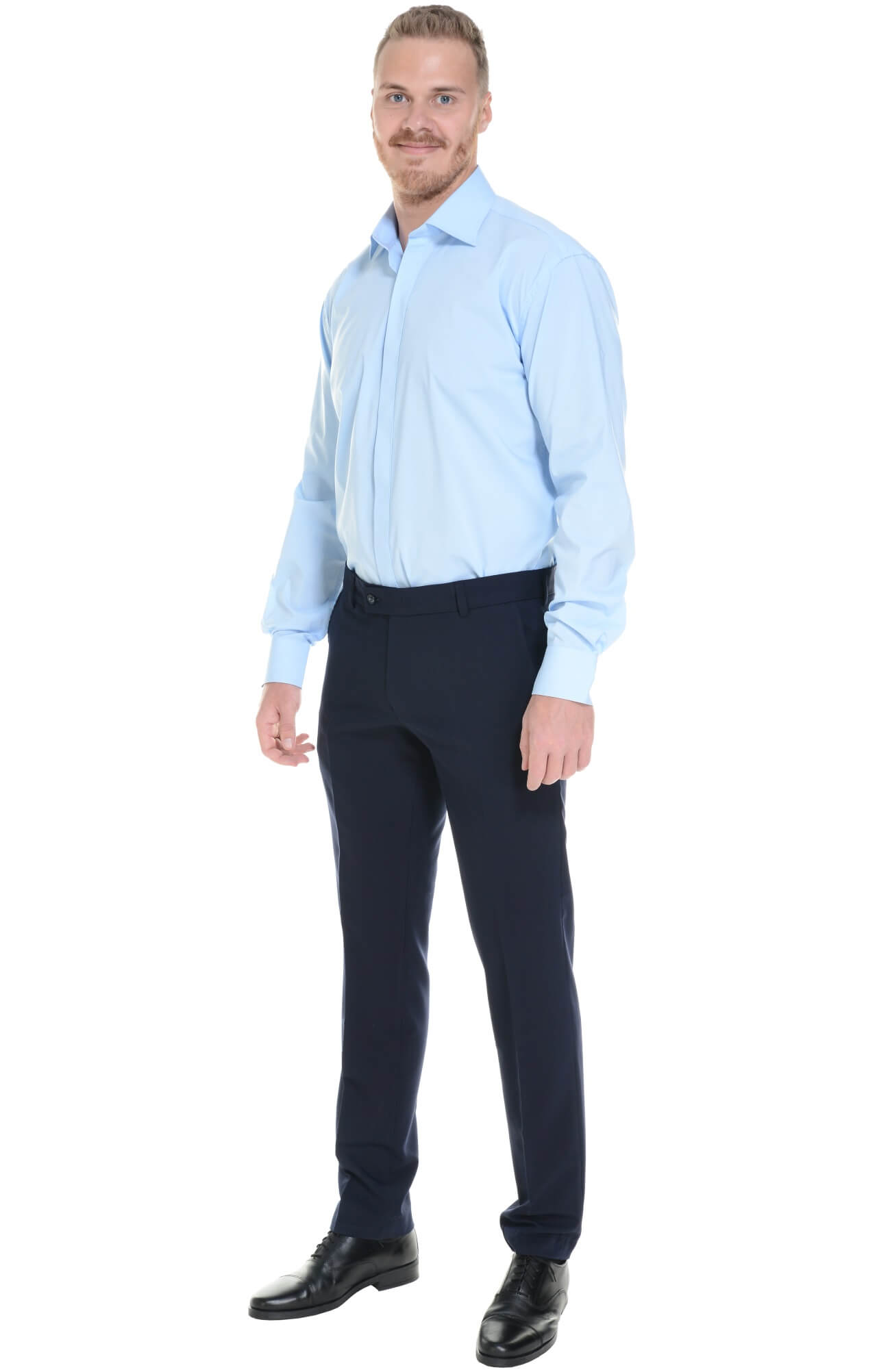 61906 Брюки  мужские dark blue El-Risto  Одежда для официантов  размер 56/188  - Вид №4