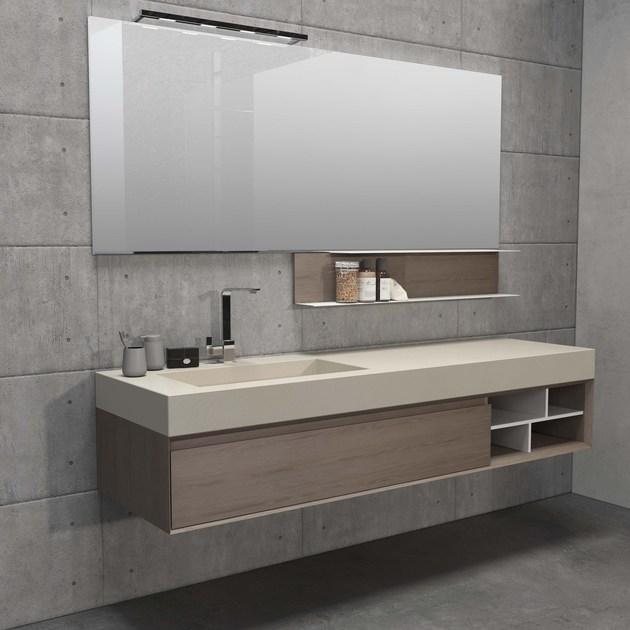 Mobiltesino Тумба под умывальник из вяза подвесная Luxor 2.0 sun-id-1395339 - Вид №1