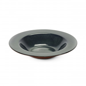 2000983243881 Тарелка Degustation DARK BLUE/RUST L SERAX Maarten Bass