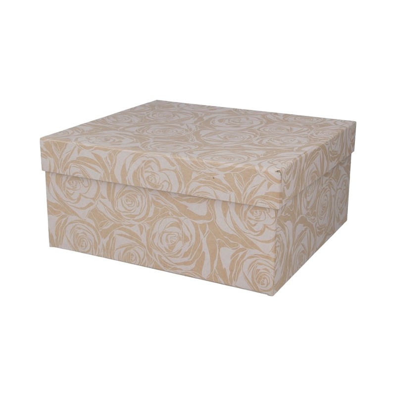 103-4 Коробка картонная крафт №13 19х17х8.7 см прямоуг. Grand Gift 