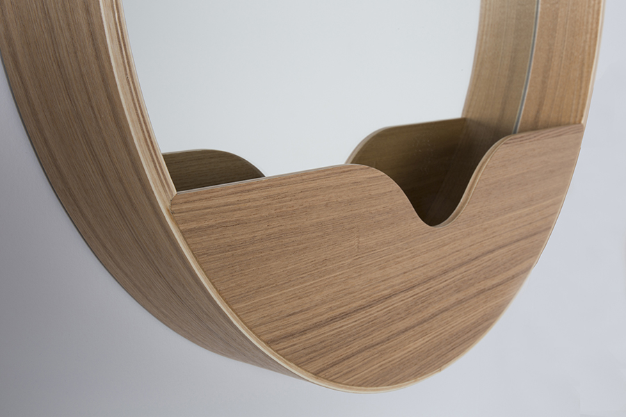 Зеркало настенное Round Wall, D40 см Zuiver 8100002 - Вид №9