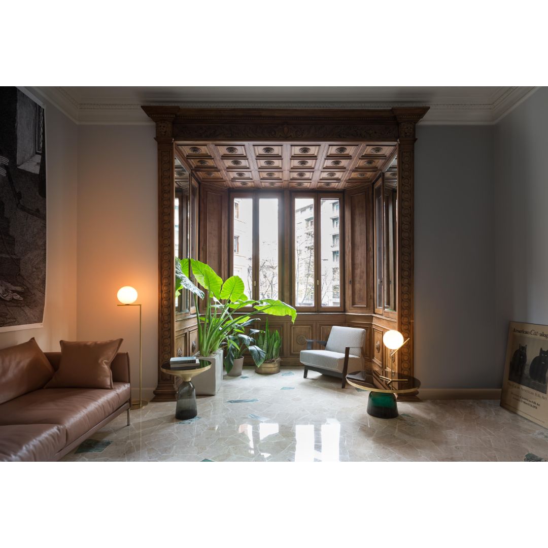 Flos F3173059 IC F1 OTT торшер золото 117547 - Вид №3